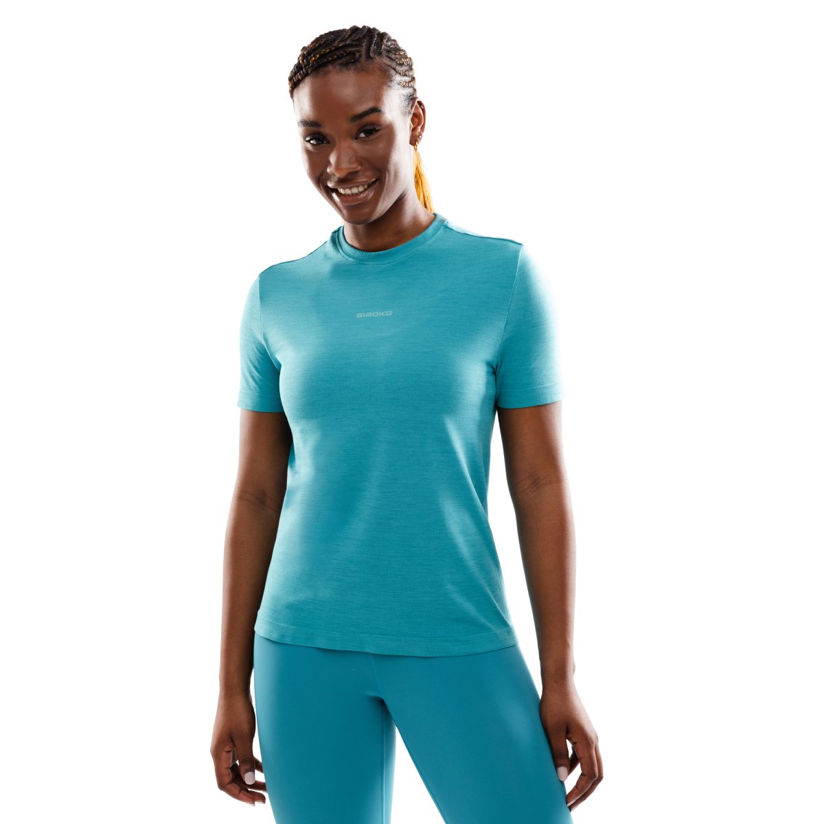 Camiseta de entrenamiento de mujer Gym-TechTShirts-W Siroko - Azul Azul-1