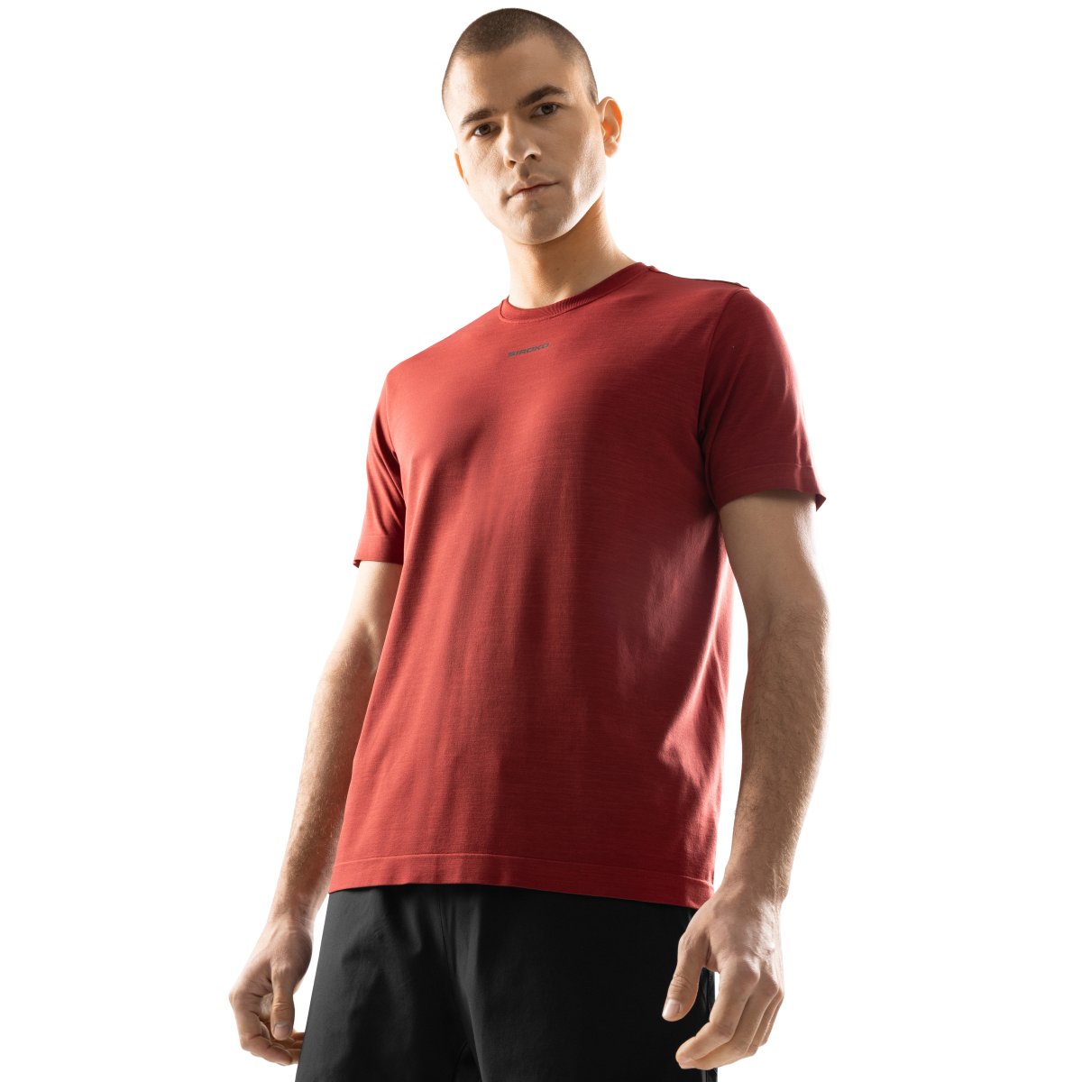Siroko Camiseta de hombre de entrenamiento Azul claro