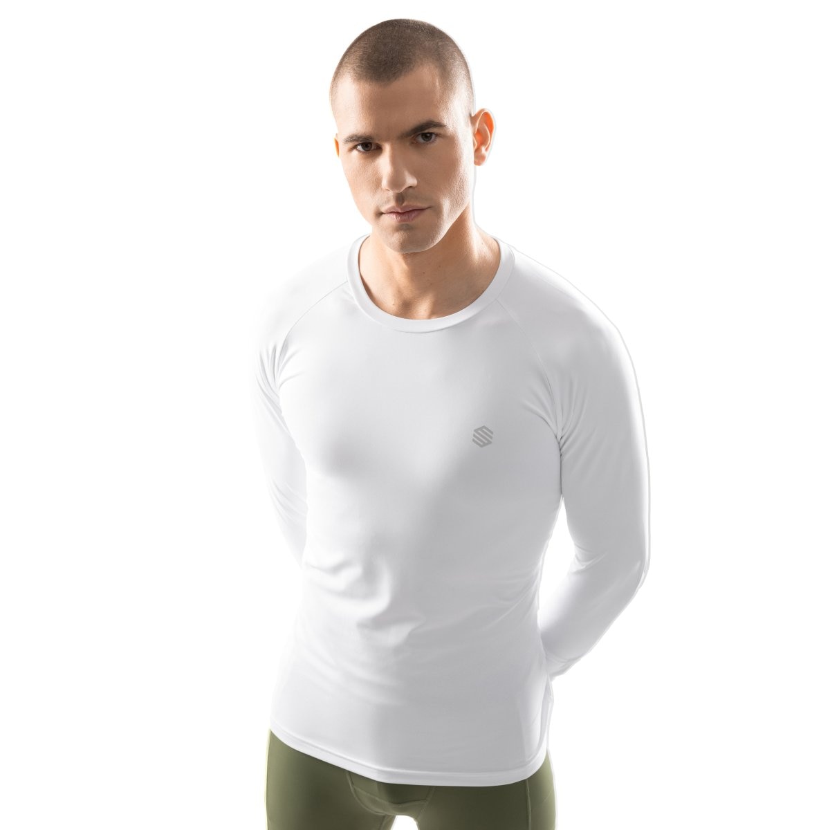 Siroko Camiseta de hombre de entrenamiento Azul claro
