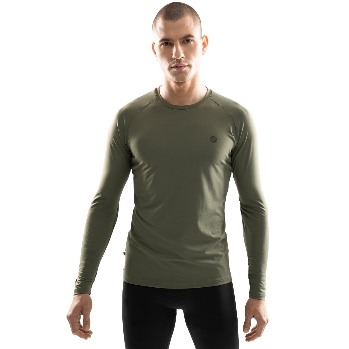 Siroko Camiseta de hombre de entrenamiento Azul claro