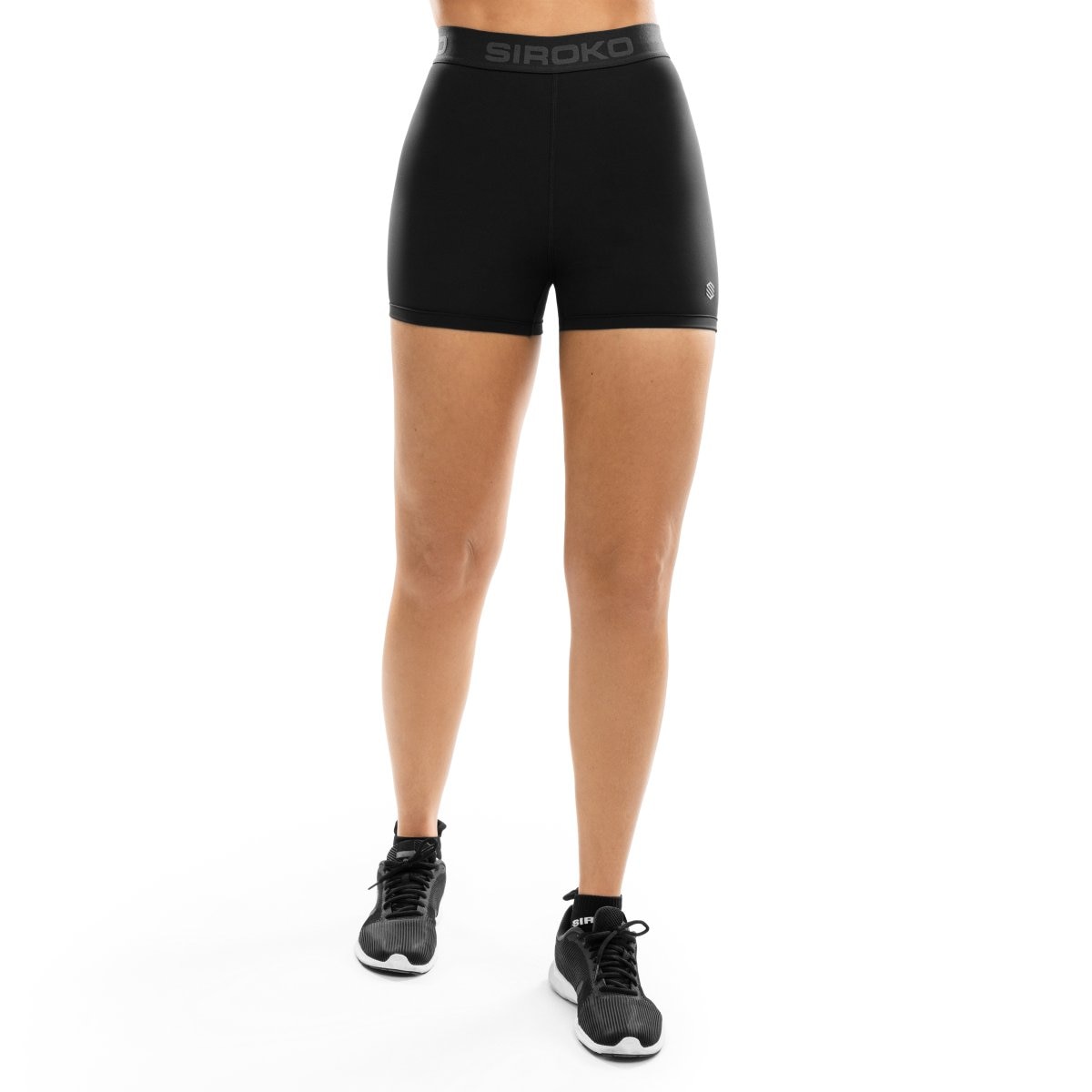 Siroko Mallas deportivas cortas de mujer Gym-BootyShorts Rojo