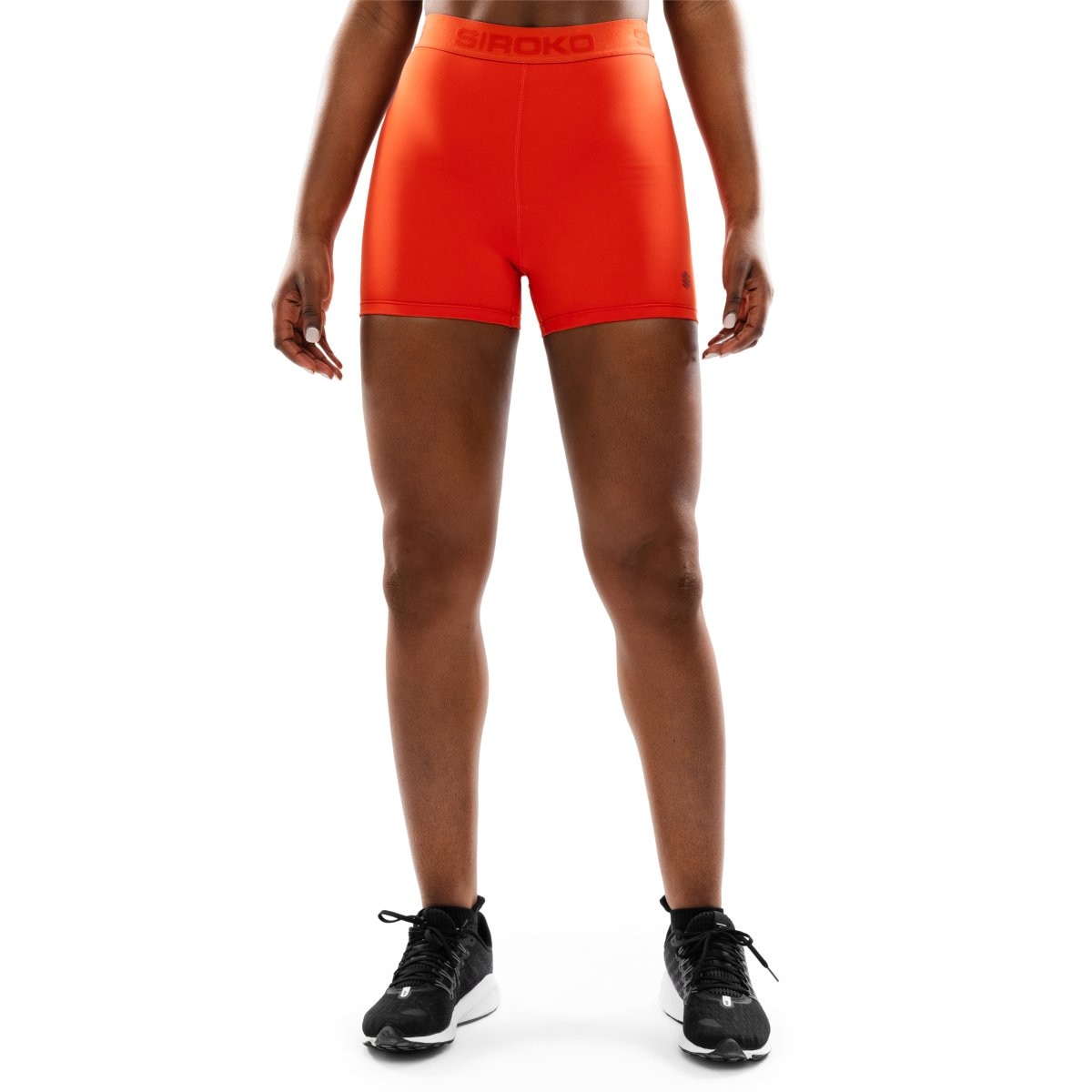 Imagen 0 de Mallas deportivas cortas de mujer  Gym-BootyShorts Siroko Rojo
