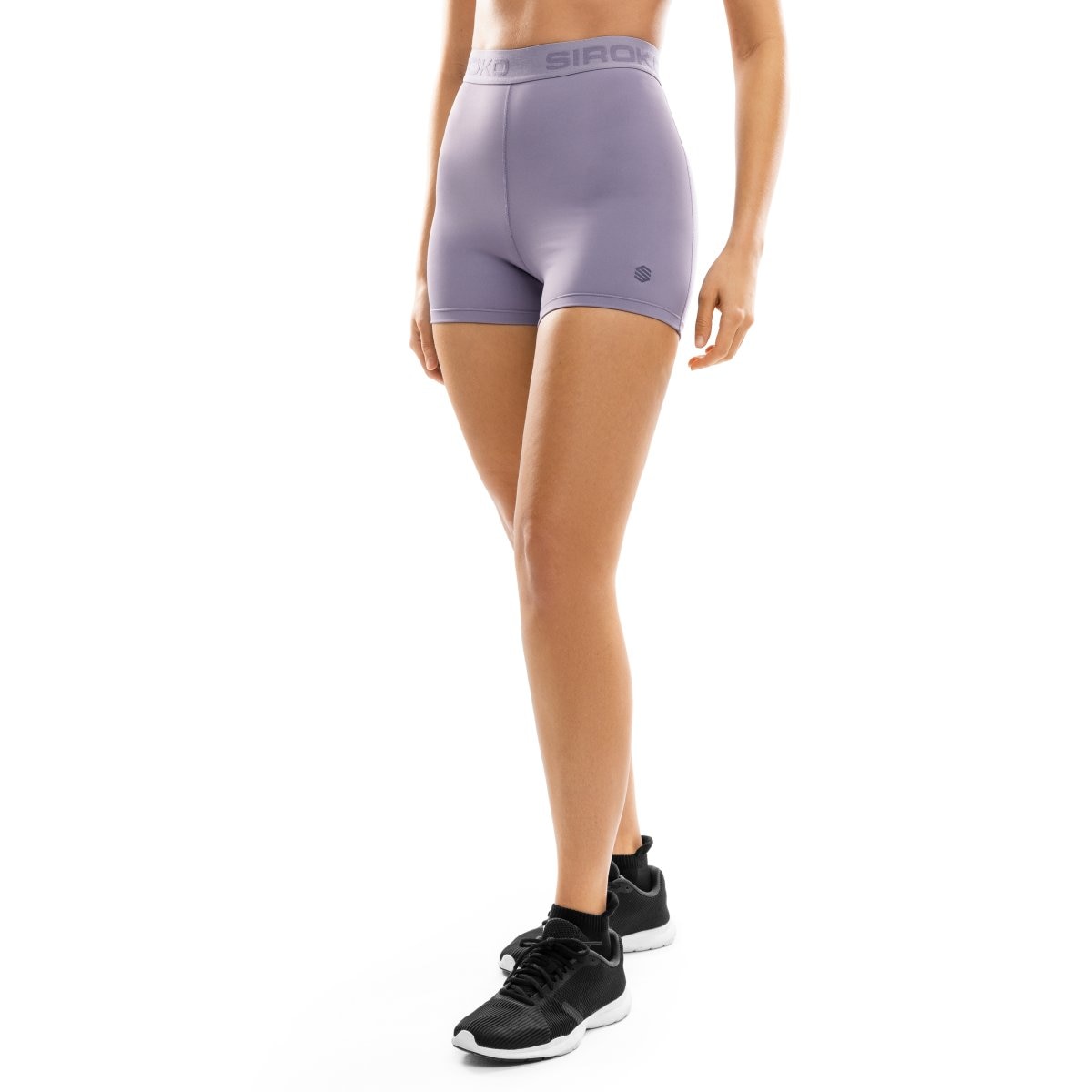 Siroko Mallas deportivas cortas de mujer Gym-BootyShorts Rojo