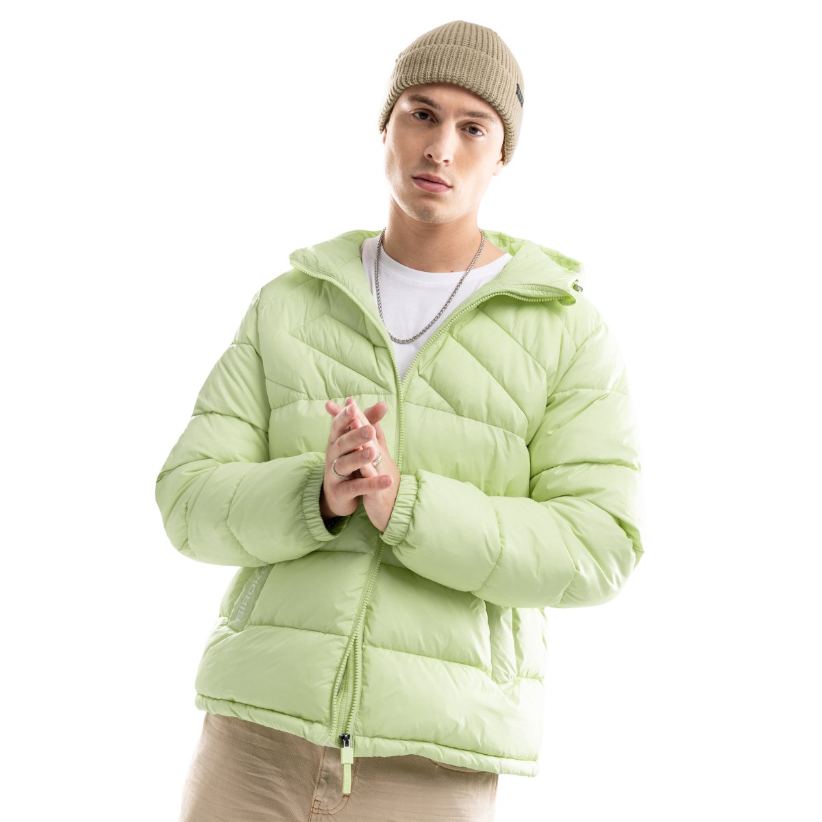 Siroko Chaqueta acolchada de hombre Kale Verde