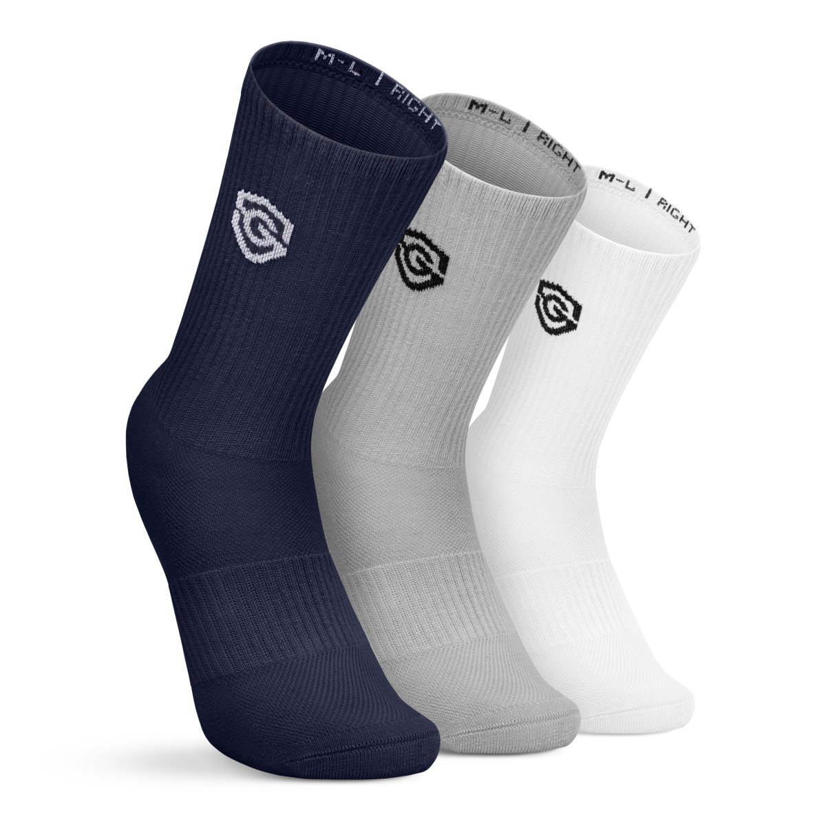 Imagen 0 de Pack de 3 calcetines para golf de algodón orgánico unisex Echo Siroko Azul