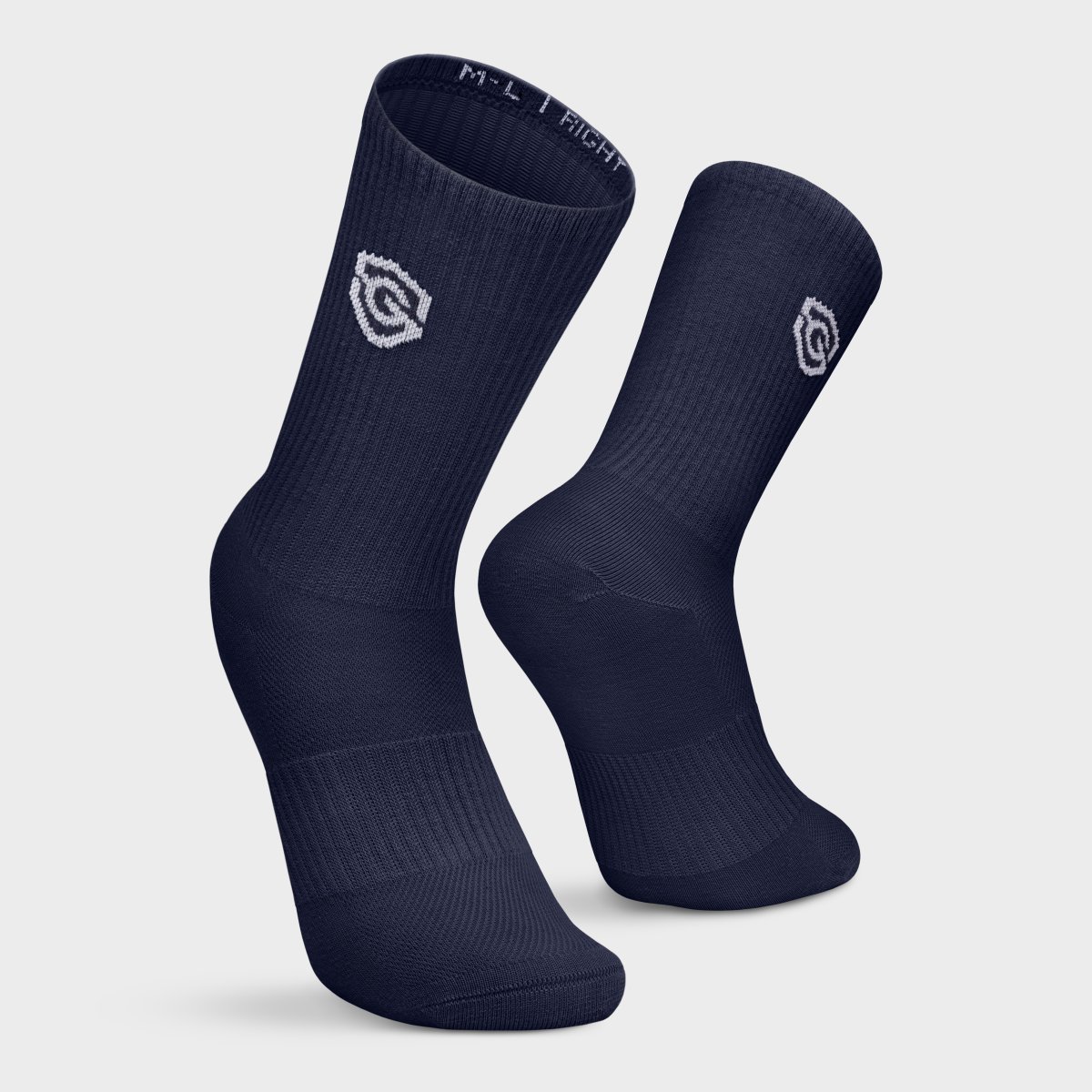 Pack de 3 calcetines para golf de algodón orgánico unisex Echo Siroko - Azul Azul-4
