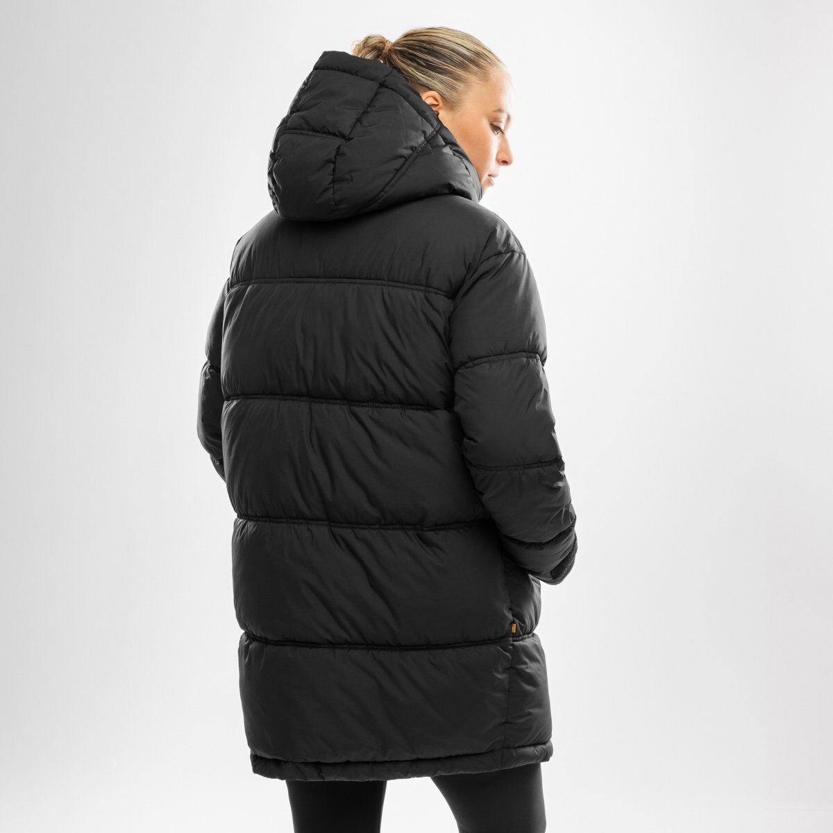 Abrigo acolchado oversize mujer Siroko - Negro Negro-2
