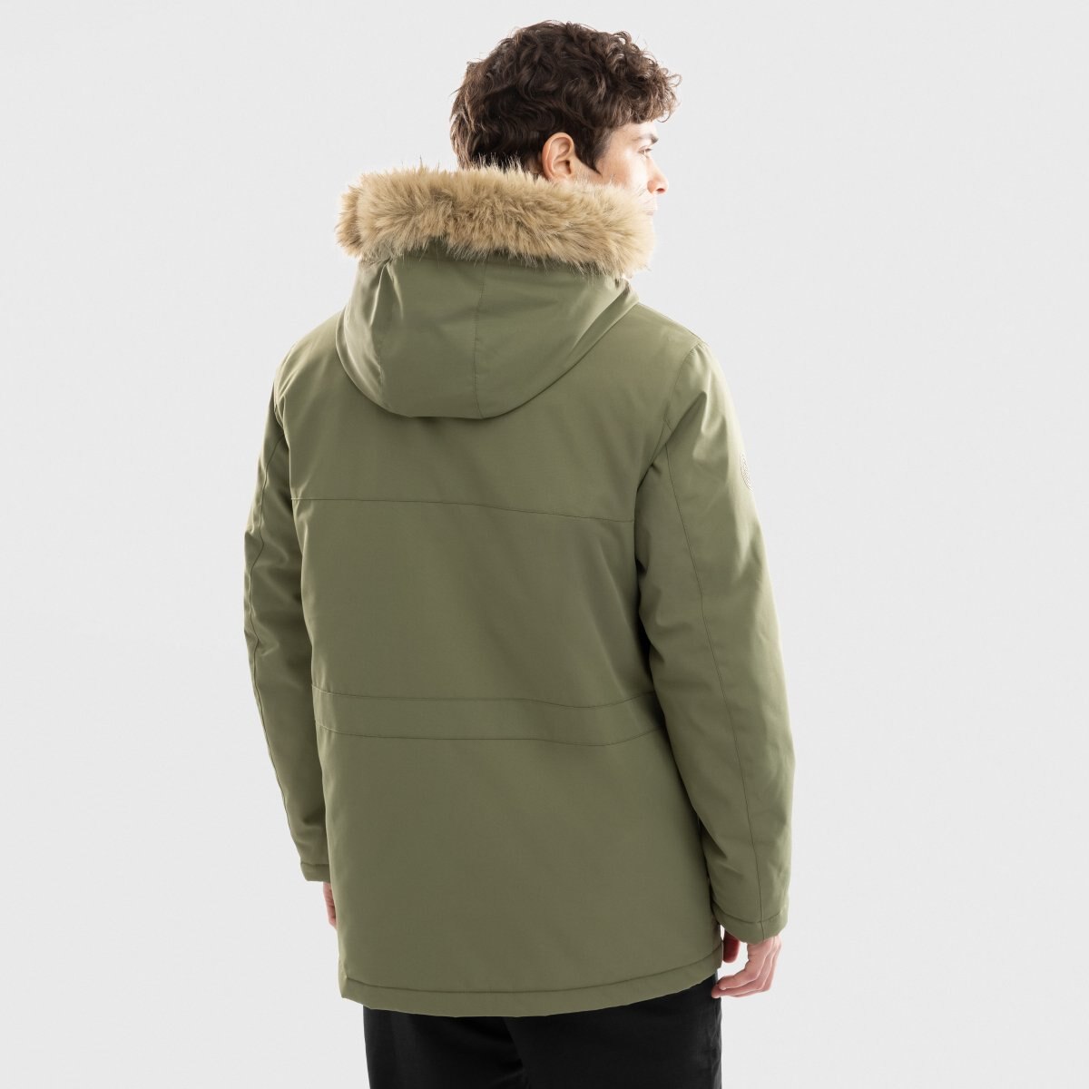 Parka acolchada hombre Siroko - Verde Verde-2