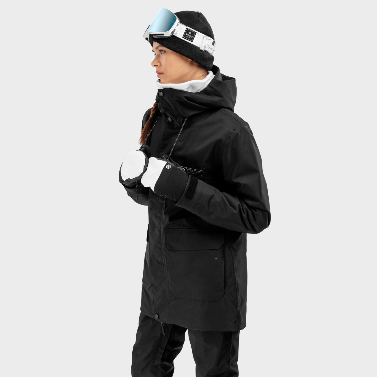 Chaqueta para snow y esquí premium de mujer Ultimate Gstaad Siroko - Negro Negro-3