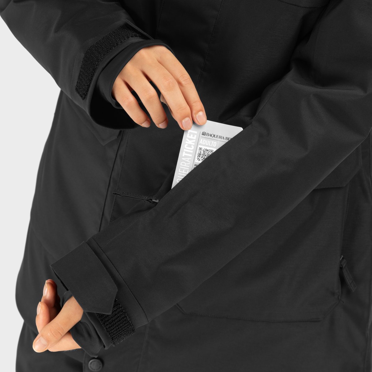 Chaqueta para snow y esquí premium de mujer Ultimate Gstaad Siroko - Negro Negro-5