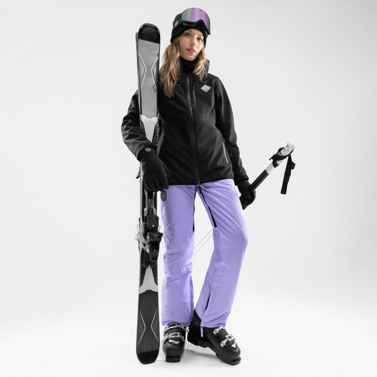 Chaqueta esquí y nieve mujer W2-W Mckinley Siroko - Negro Negro-3