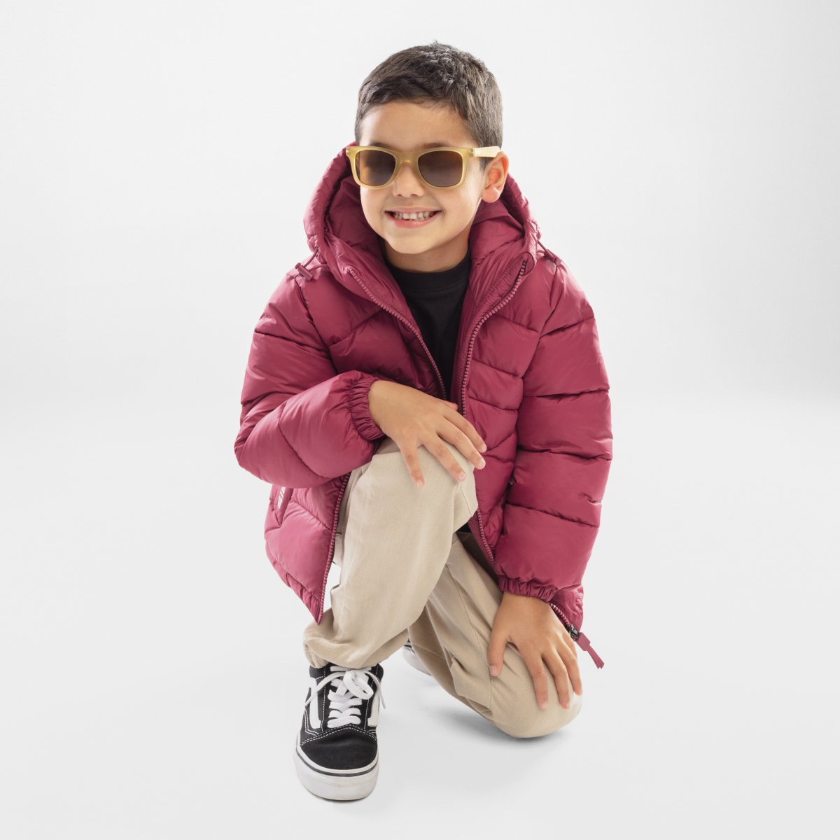 Chaqueta acolchada lifestyle niño Berry Siroko - Rojo Rojo-3