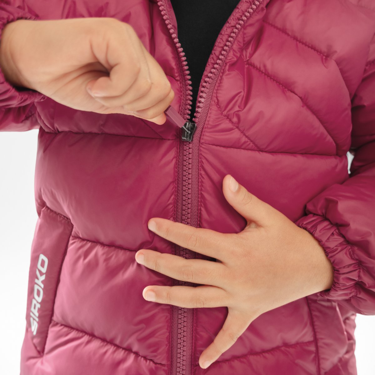 Chaqueta acolchada lifestyle niño Berry Siroko - Rojo Rojo-4