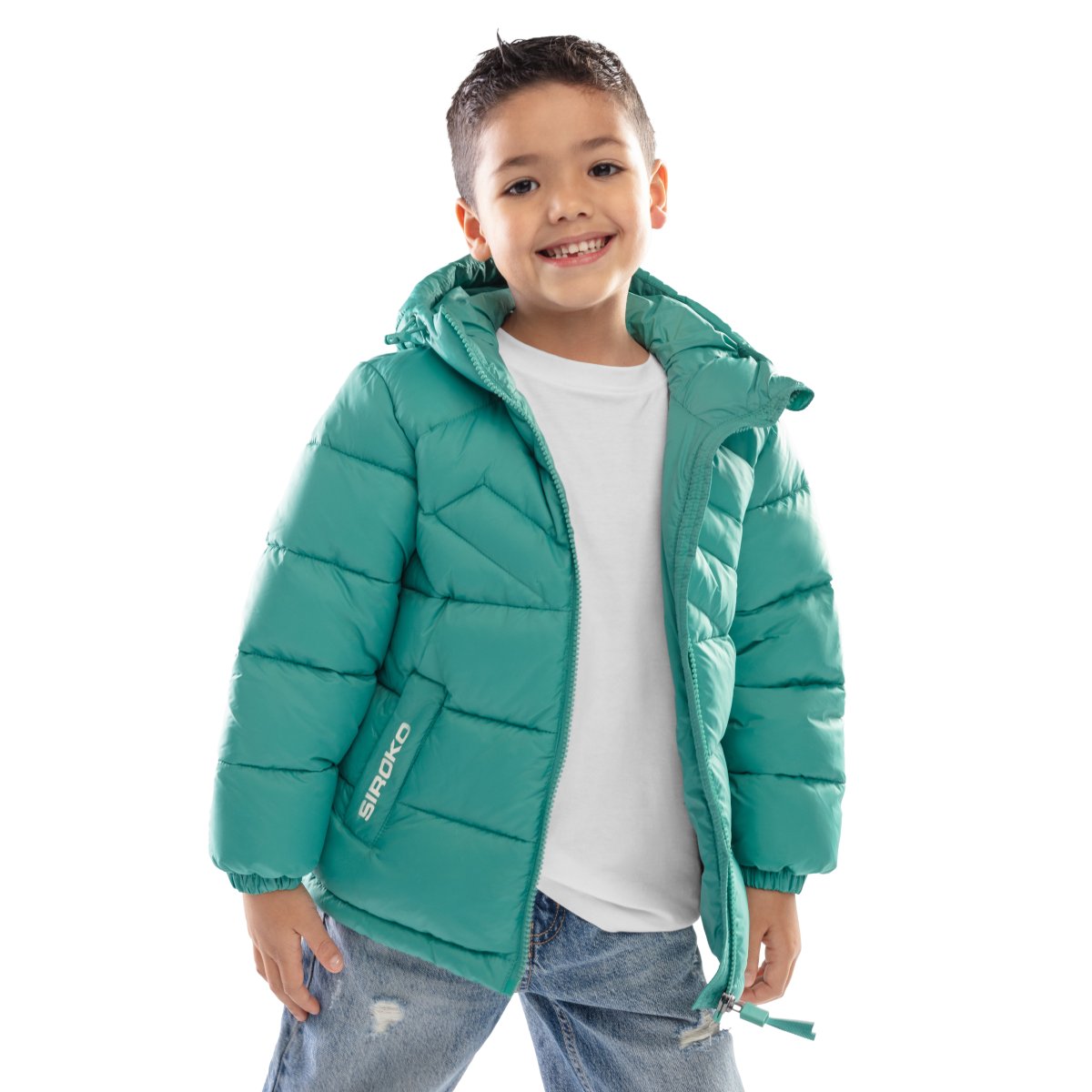 Imagen 0 de Chaqueta acolchada lifestyle niño Jellybean Siroko Verde