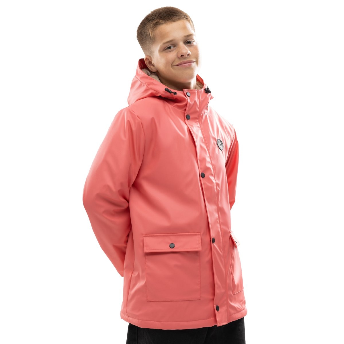 Siroko Chubasquero impermeable engomado niño Azul