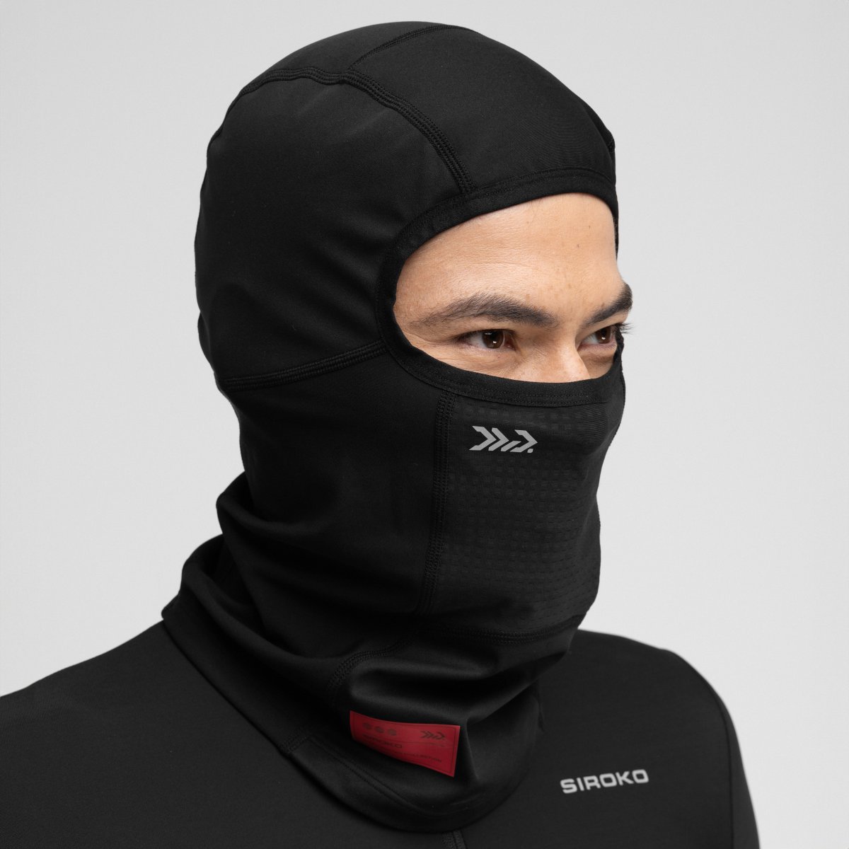 Pasamontañas ciclismo invierno DW Shinobi Siroko - Negro Negro-4