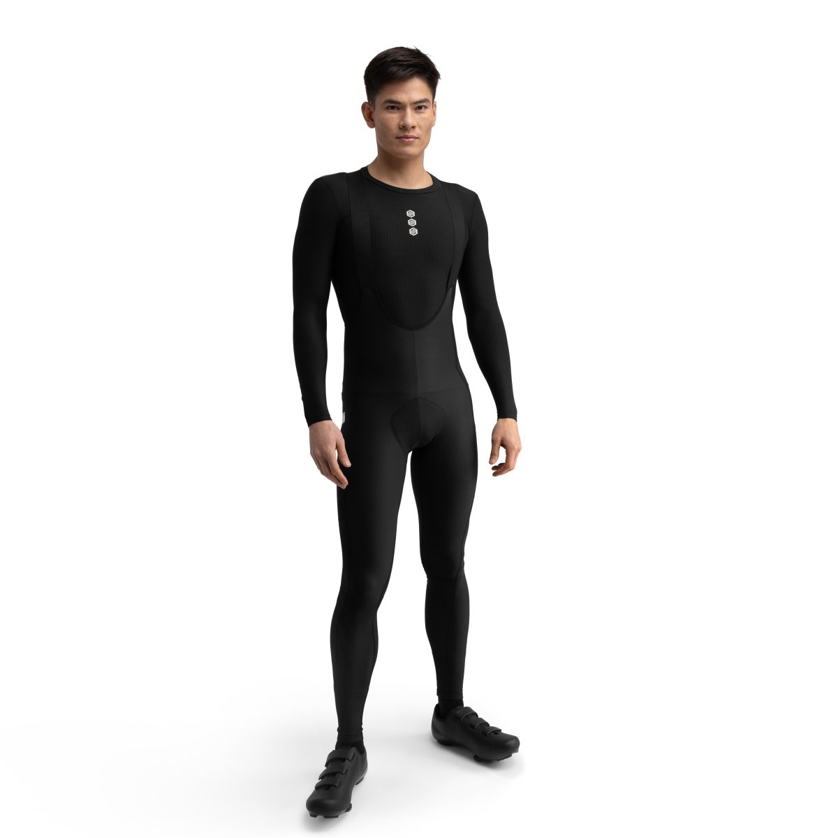 Culote largo térmico de ciclismo gravel hombre Apalache Siroko - Negro Negro-1