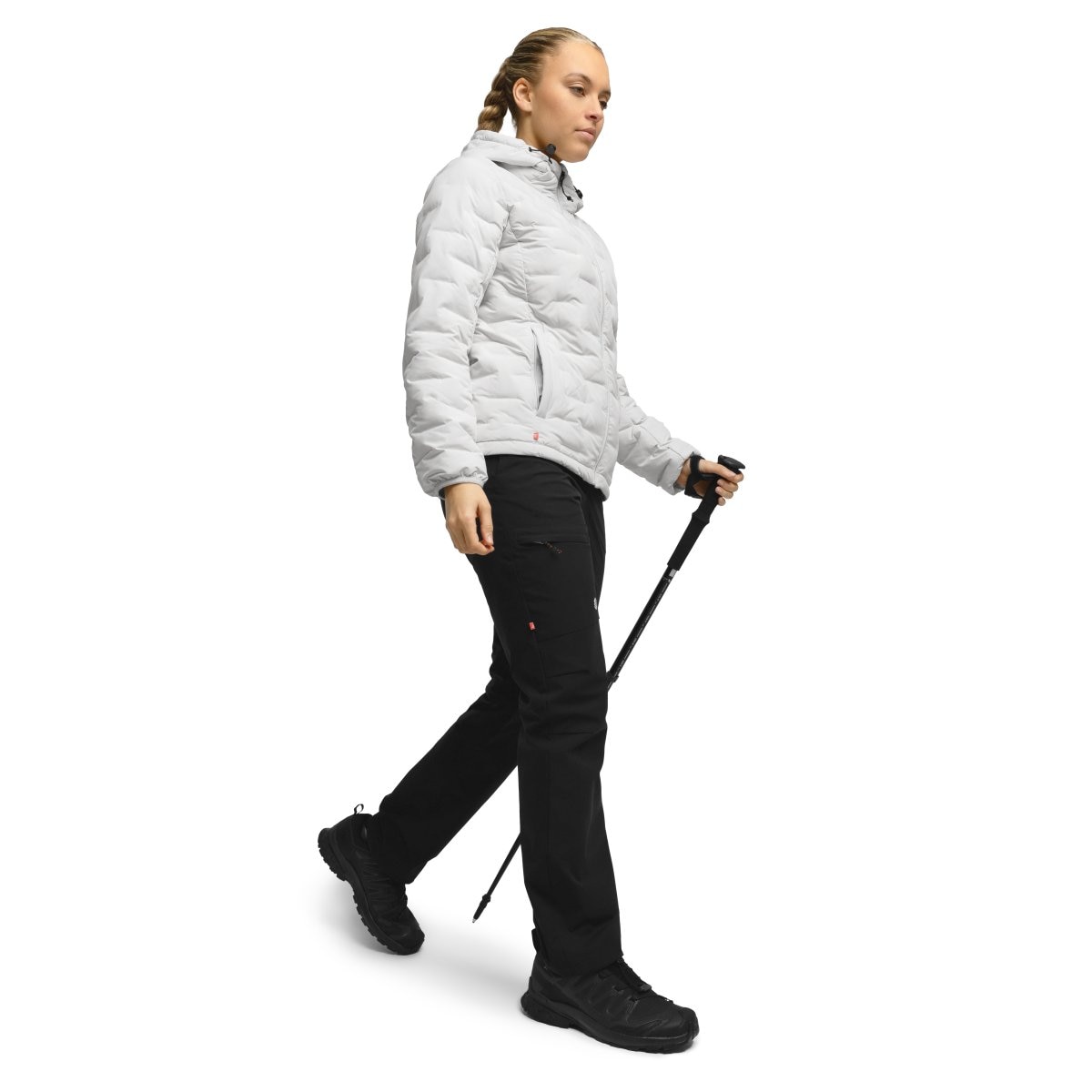 Chaqueta insulada ligera montaña mujer Bivy Siroko - Gris Gris-3