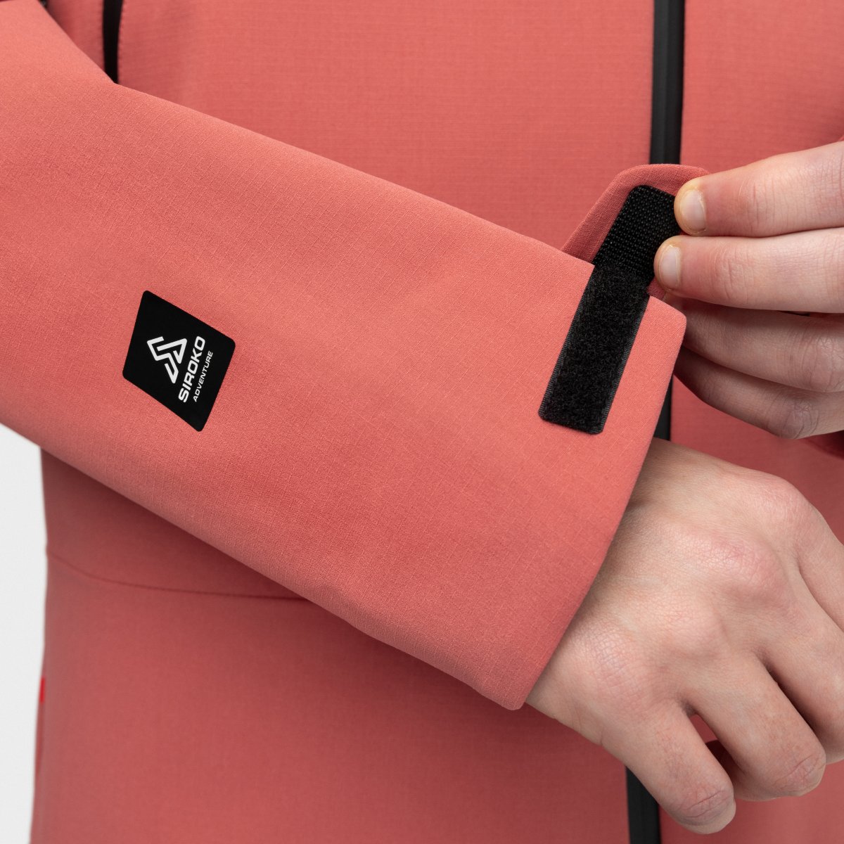 Chaqueta hardshell montaña hombre Simien Siroko - Rojo Rojo-6
