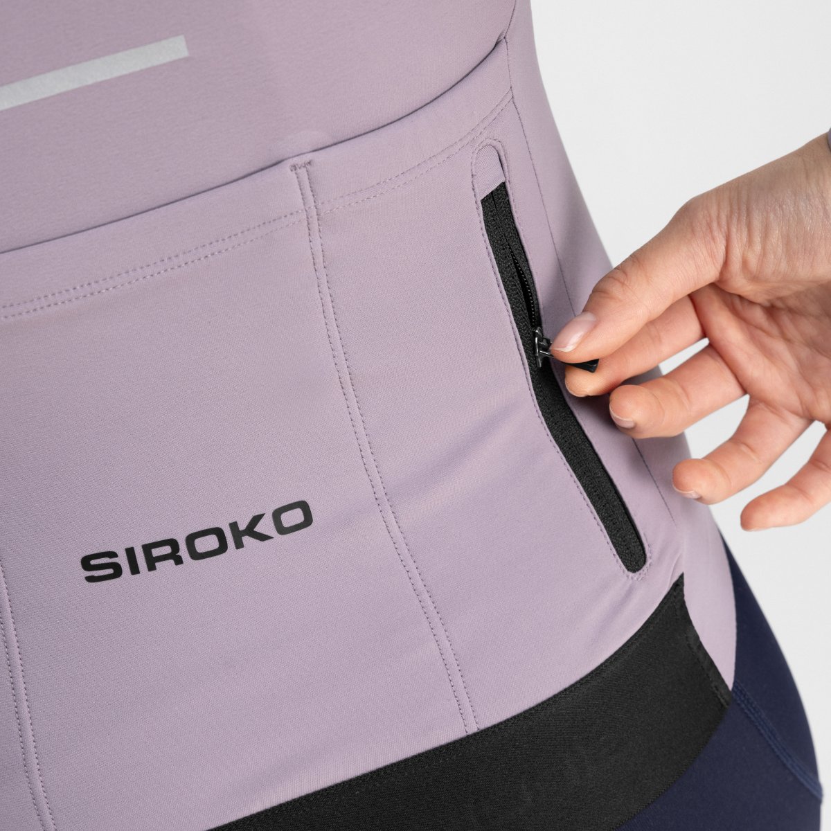 Maillot térmico ciclismo manga larga de mujer M7 Siroko - Lila Lila-5
