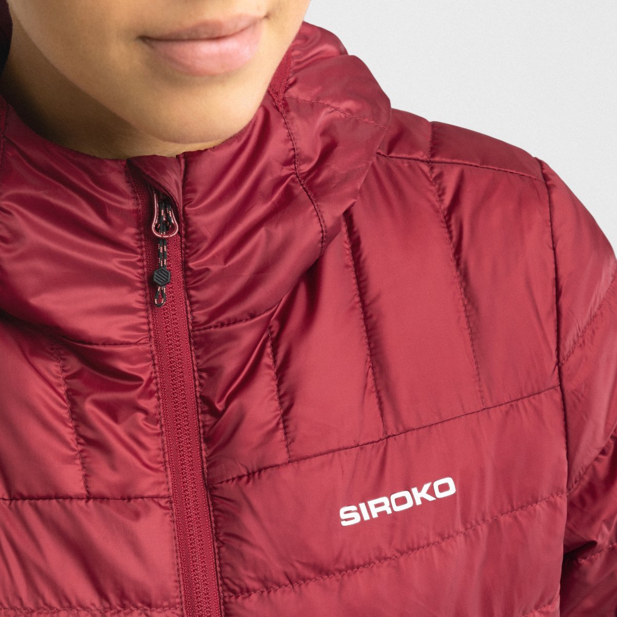 Chaqueta insulada ultraligera montaña mujer Siroko - Rojo Rojo-5