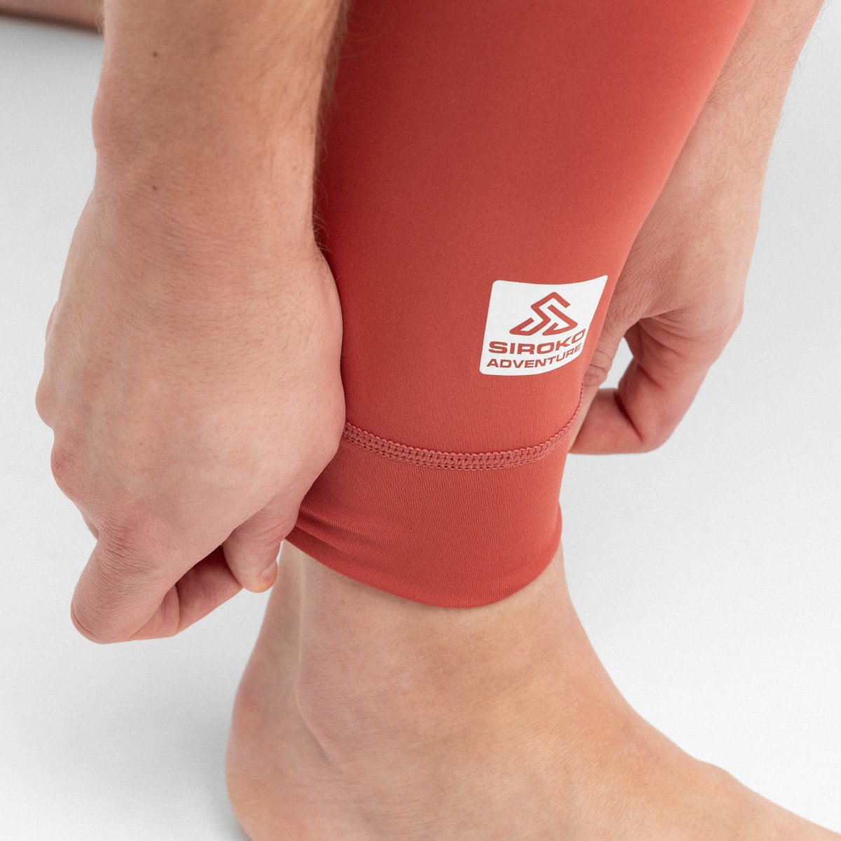 Leggings térmicos montaña hombre Cornice Siroko - Rojo Rojo-5