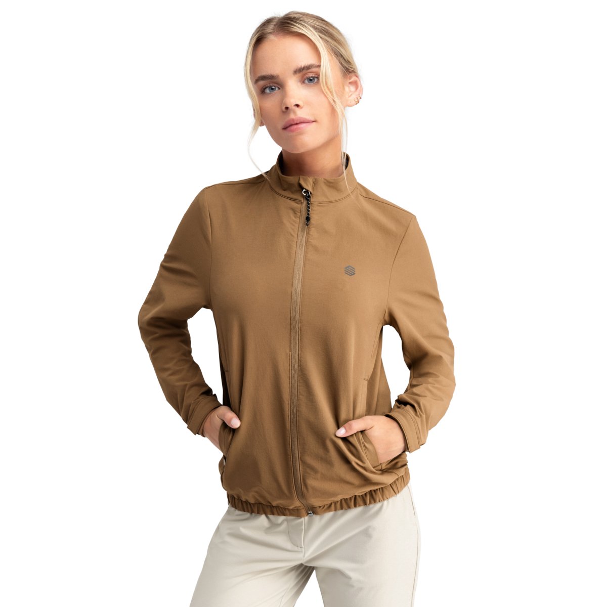 Chaqueta de lluvia golf mujer Muirfield-W Siroko - Mostaza Mostaza-1