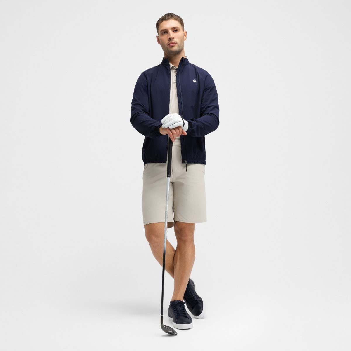 Chaqueta de lluvia golf hombre Muirfield Siroko - Azul marino Azul marino-3