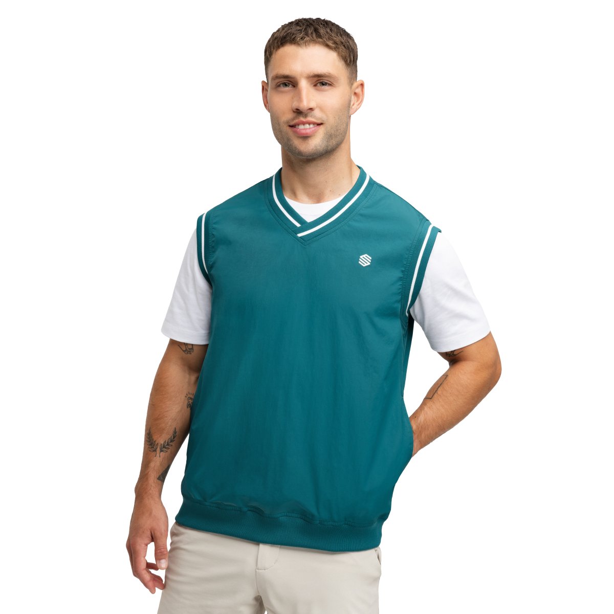 Chaleco golf cortavientos hombre Putt Siroko - Verde Verde-1