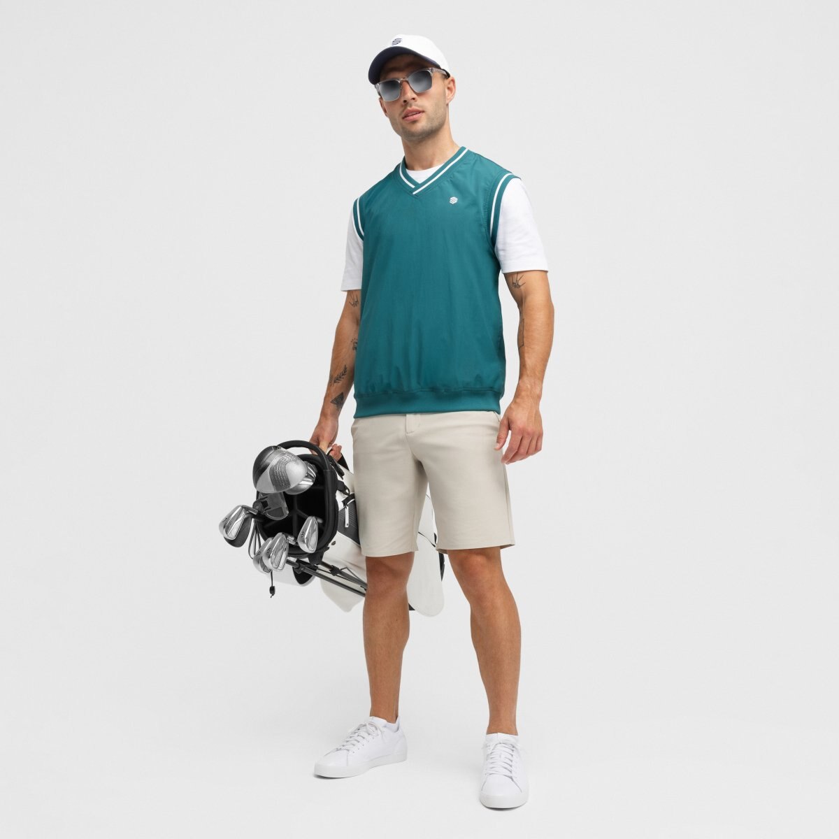 Chaleco golf cortavientos hombre Putt Siroko - Verde Verde-3