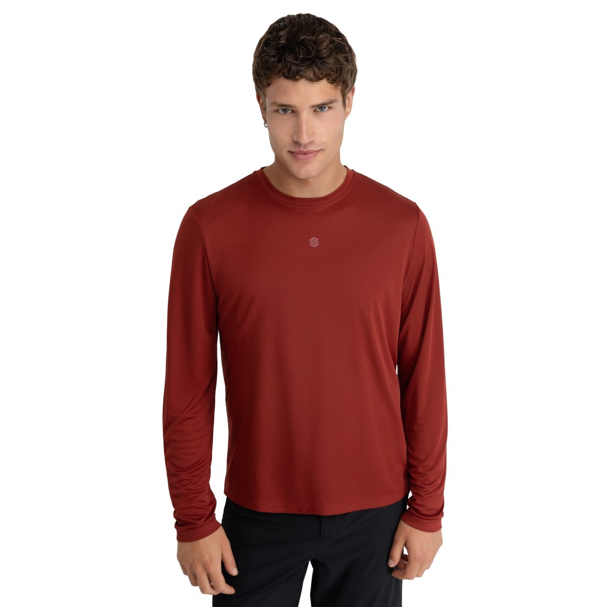 Imagen 1 de Camiseta manga larga montaña hombre Reserve Siroko Rojo