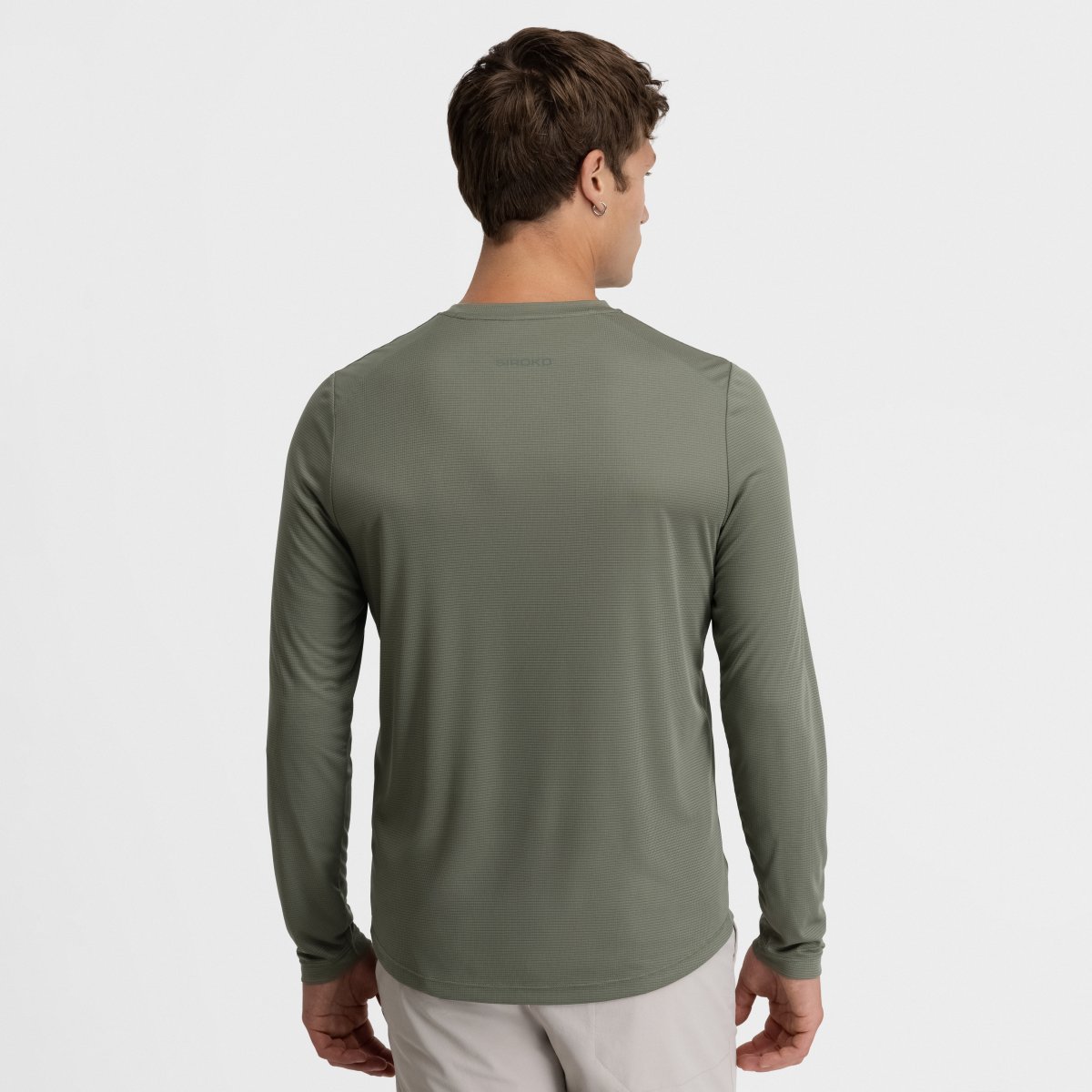 Imagen 2 de Camiseta manga larga montaña hombre Reserve Siroko - Verde Verde