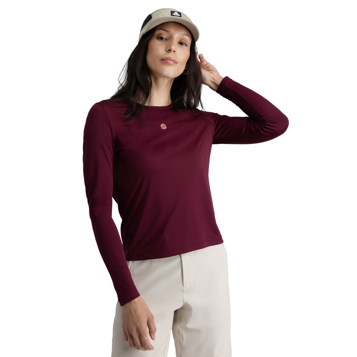 Imagen 0 de Camiseta manga larga montaña mujer Wander Siroko Morado