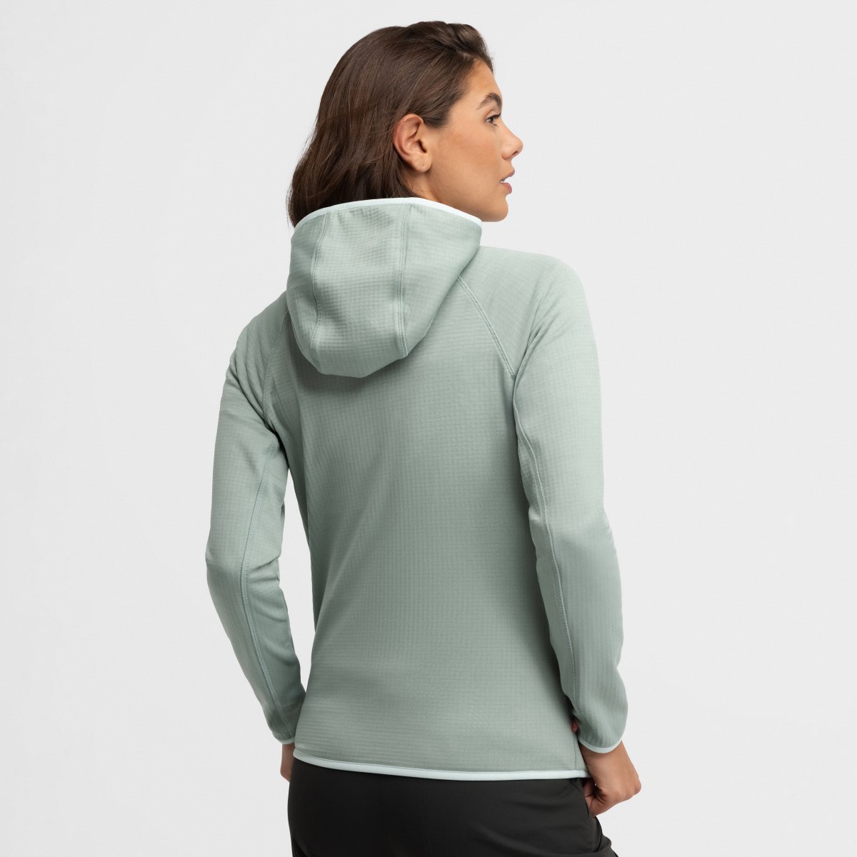 Chaqueta polar ligera capucha montaña mujer Ember Siroko - Verde menta Verde menta-2