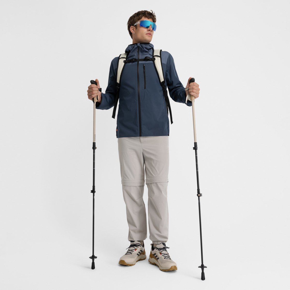 Chaqueta impermeable ultraligera montaña hombre Ventra Siroko - Azul Azul-3