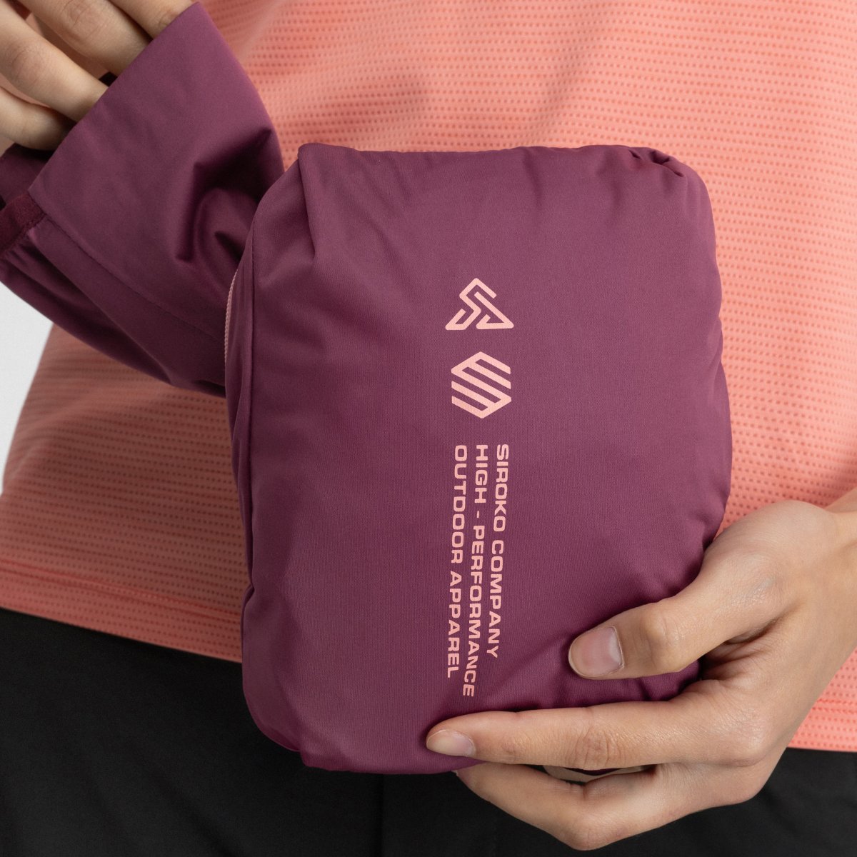 Chaqueta impermeable ultraligera montaña mujer Velora Siroko - Morado Morado-7