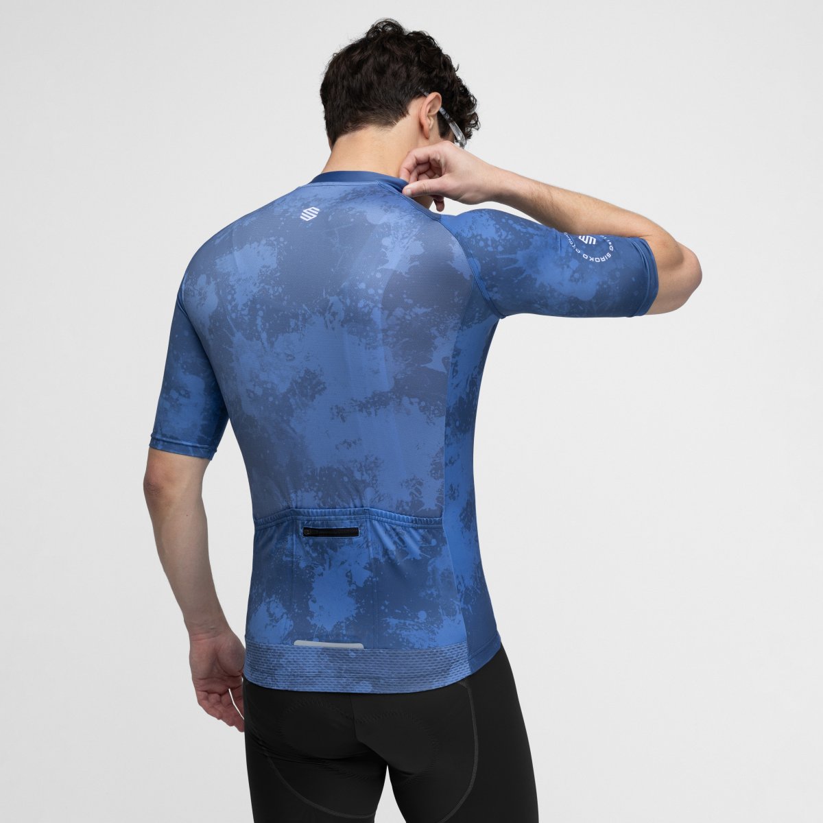 Maillot de manga corta hombre M2 Siroko - Azul marino Azul marino-2