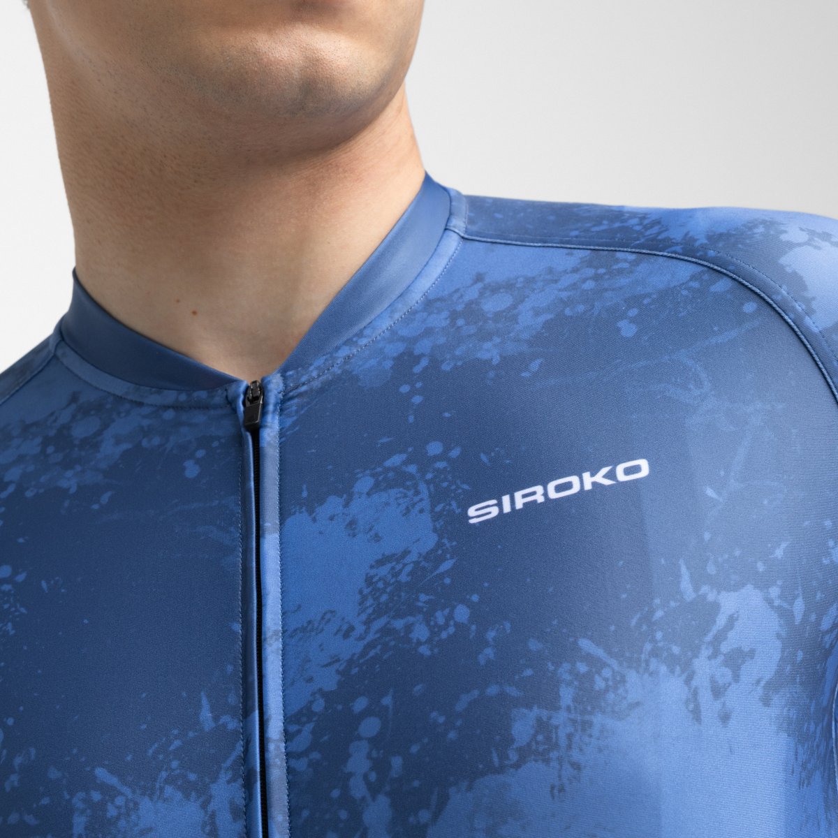 Maillot de manga corta hombre M2 Siroko - Azul marino Azul marino-4