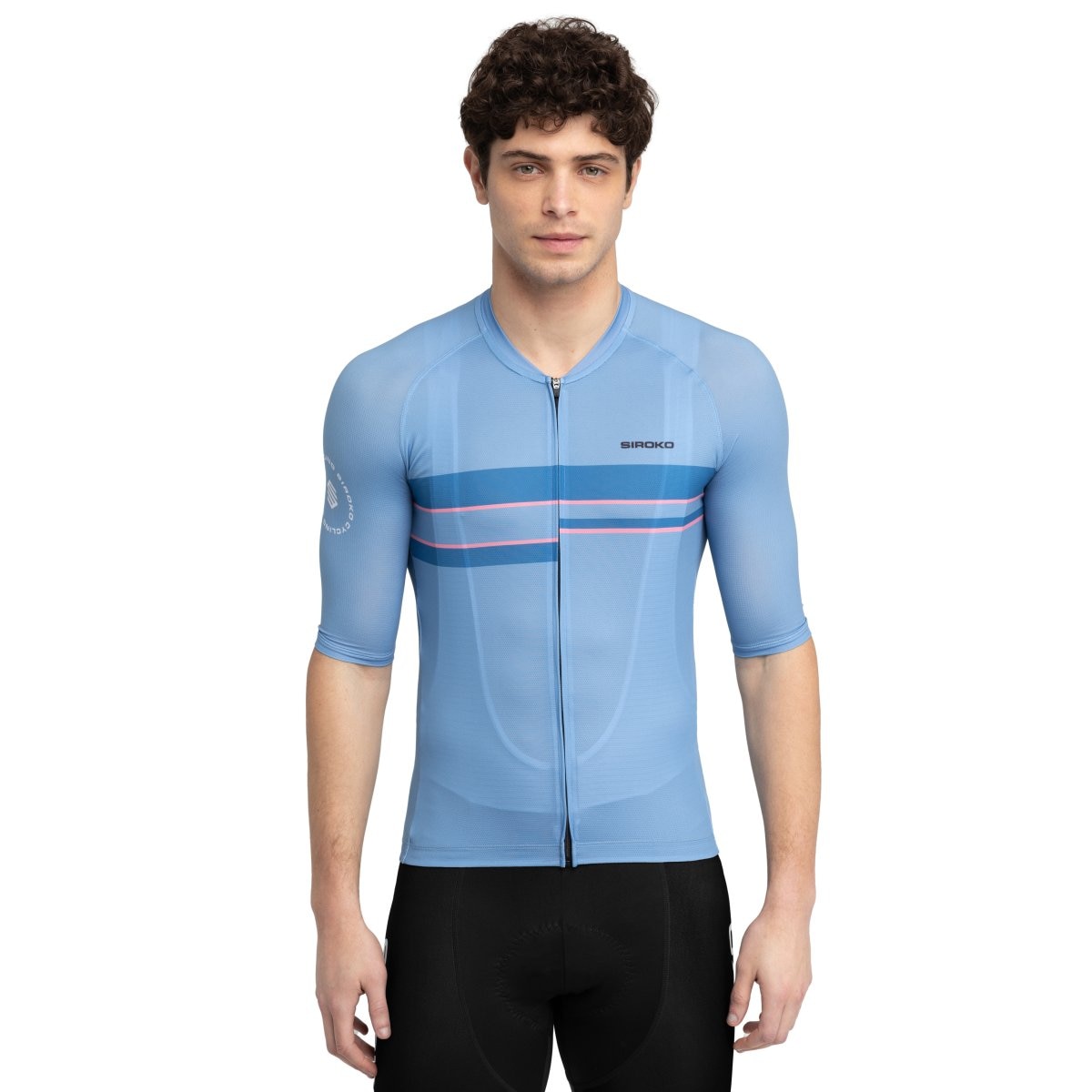 Maillot de manga corta hombre ultraligero M3 Siroko - Azul Azul-1