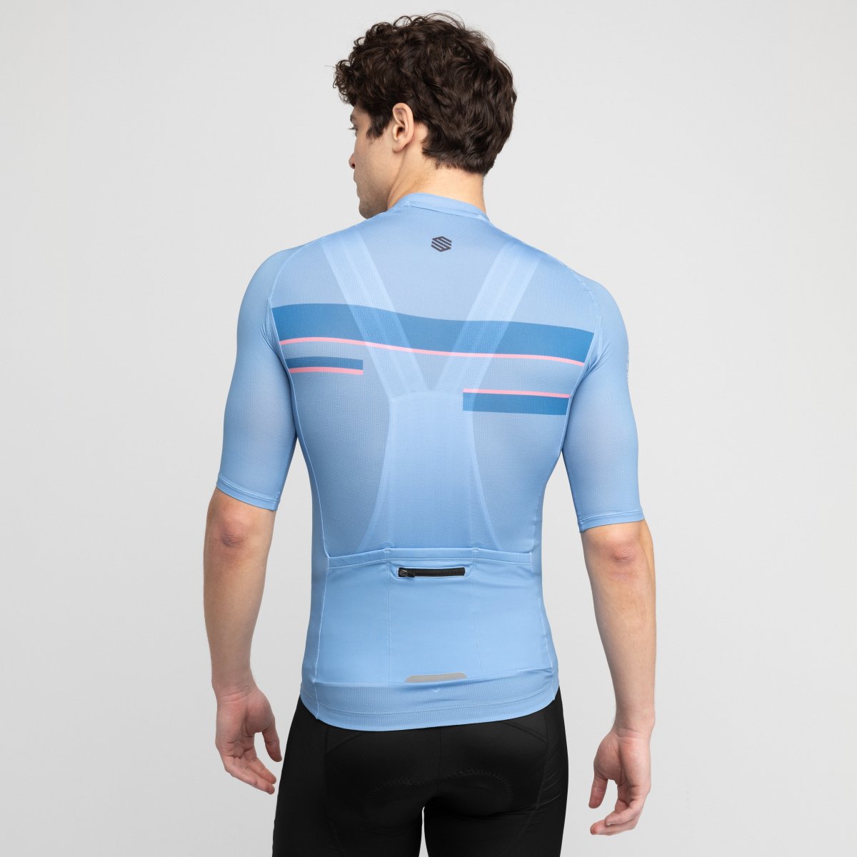 Maillot de manga corta hombre ultraligero M3 Siroko - Azul Azul-2