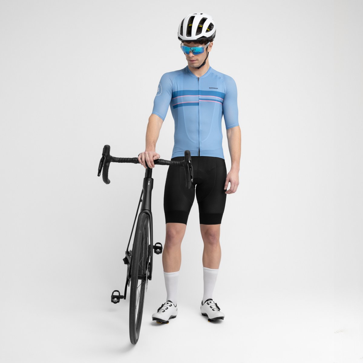Maillot de manga corta hombre ultraligero M3 Siroko - Azul Azul-3