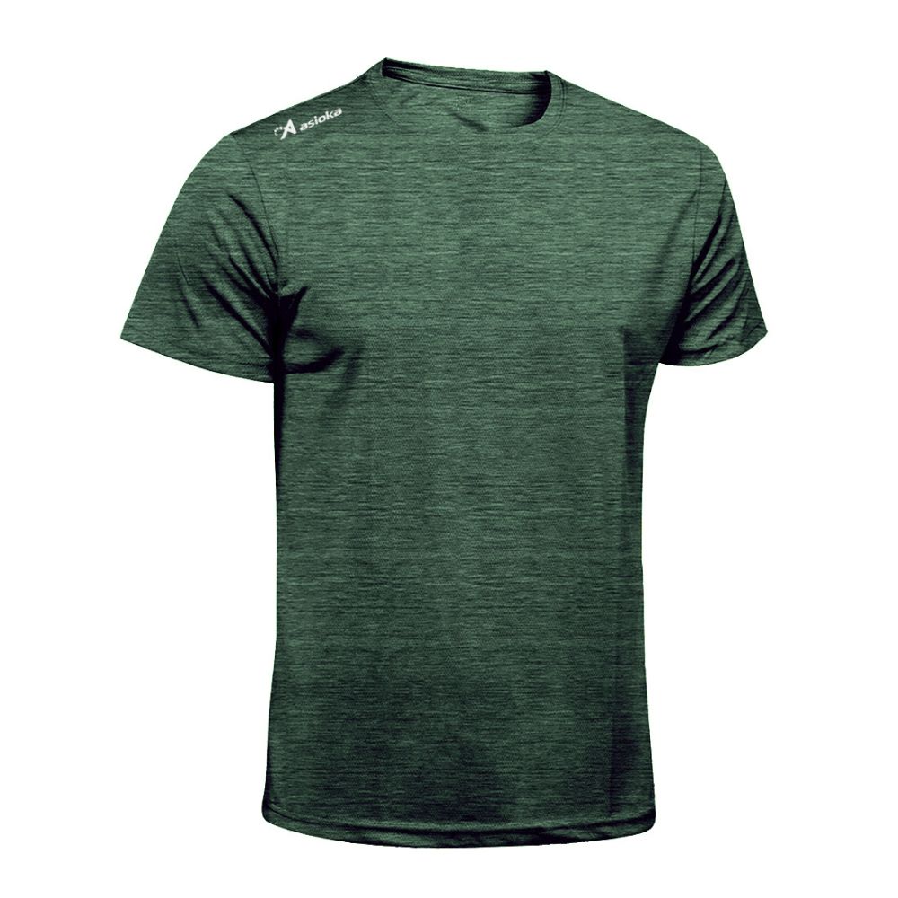 Camiseta de running de hombre RIO JASPE Asioka - Verde militar Verde militar-1