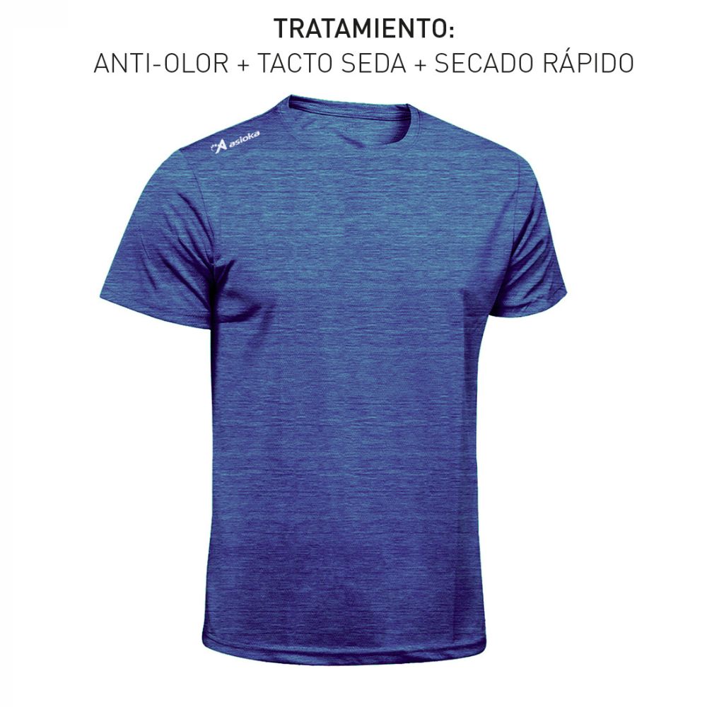 Camiseta de running de hombre RIO JASPE Asioka - Azul royal Azul royal-2