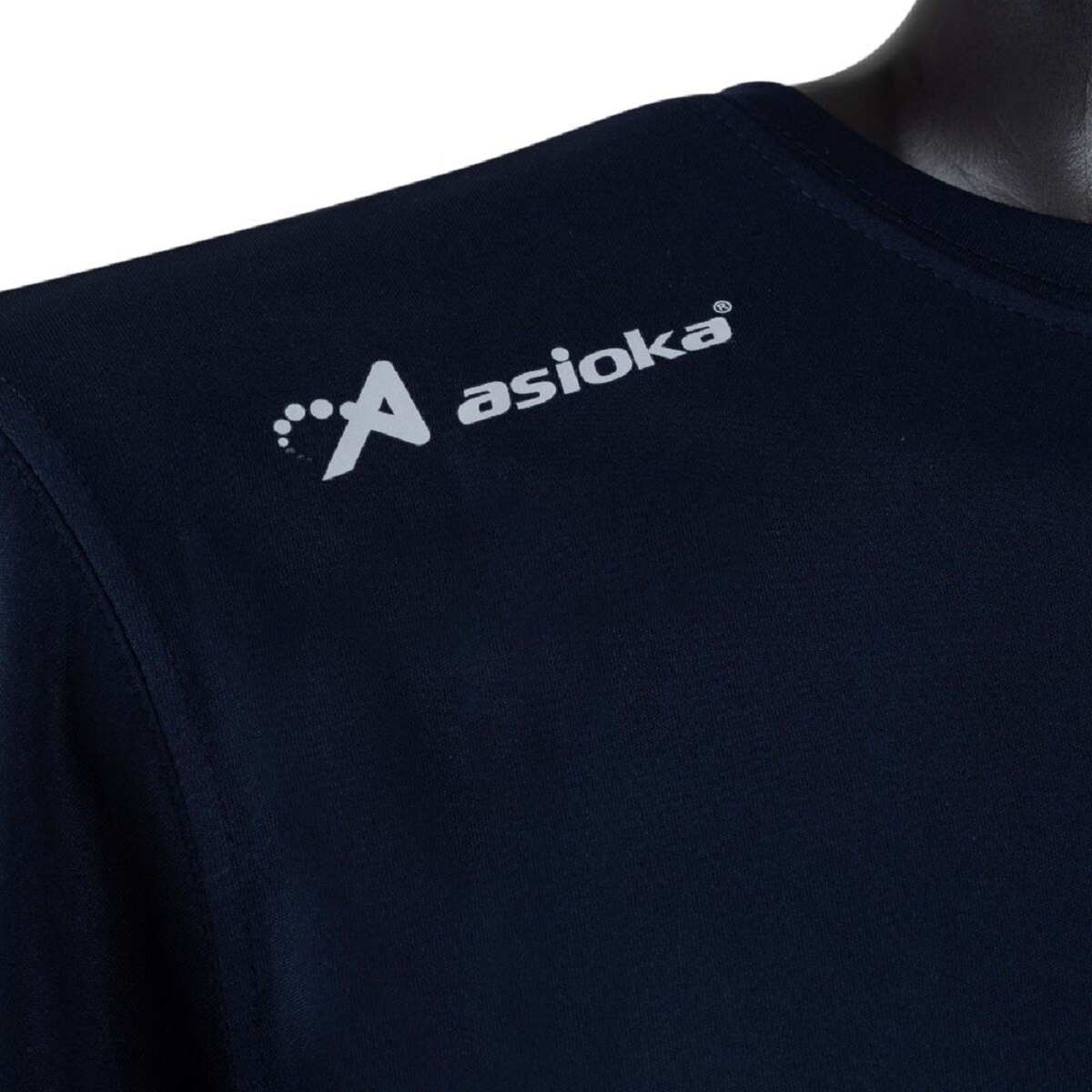 Camiseta de fútbol unisex PREMIUM Asioka - Azul marino Azul marino-2