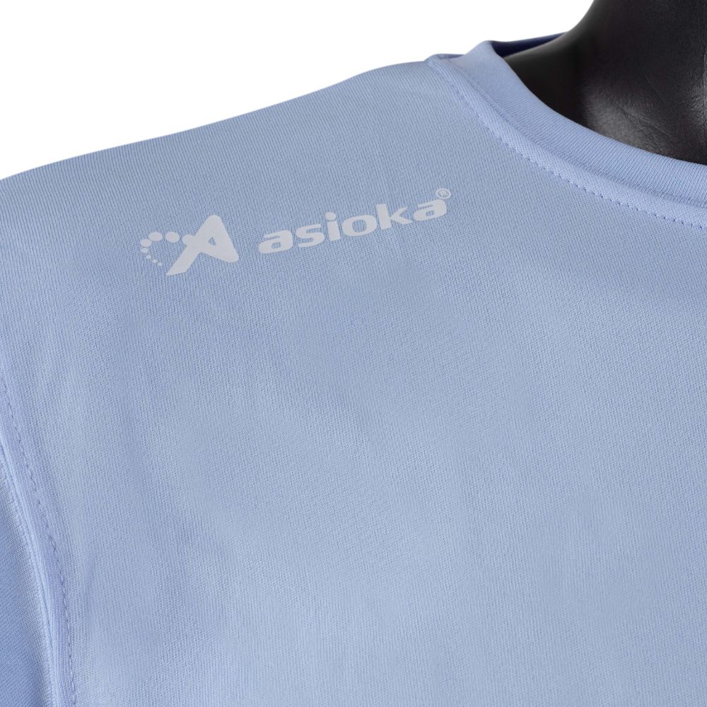Camiseta de fútbol unisex PREMIUM Asioka - Azul celeste Azul celeste-3