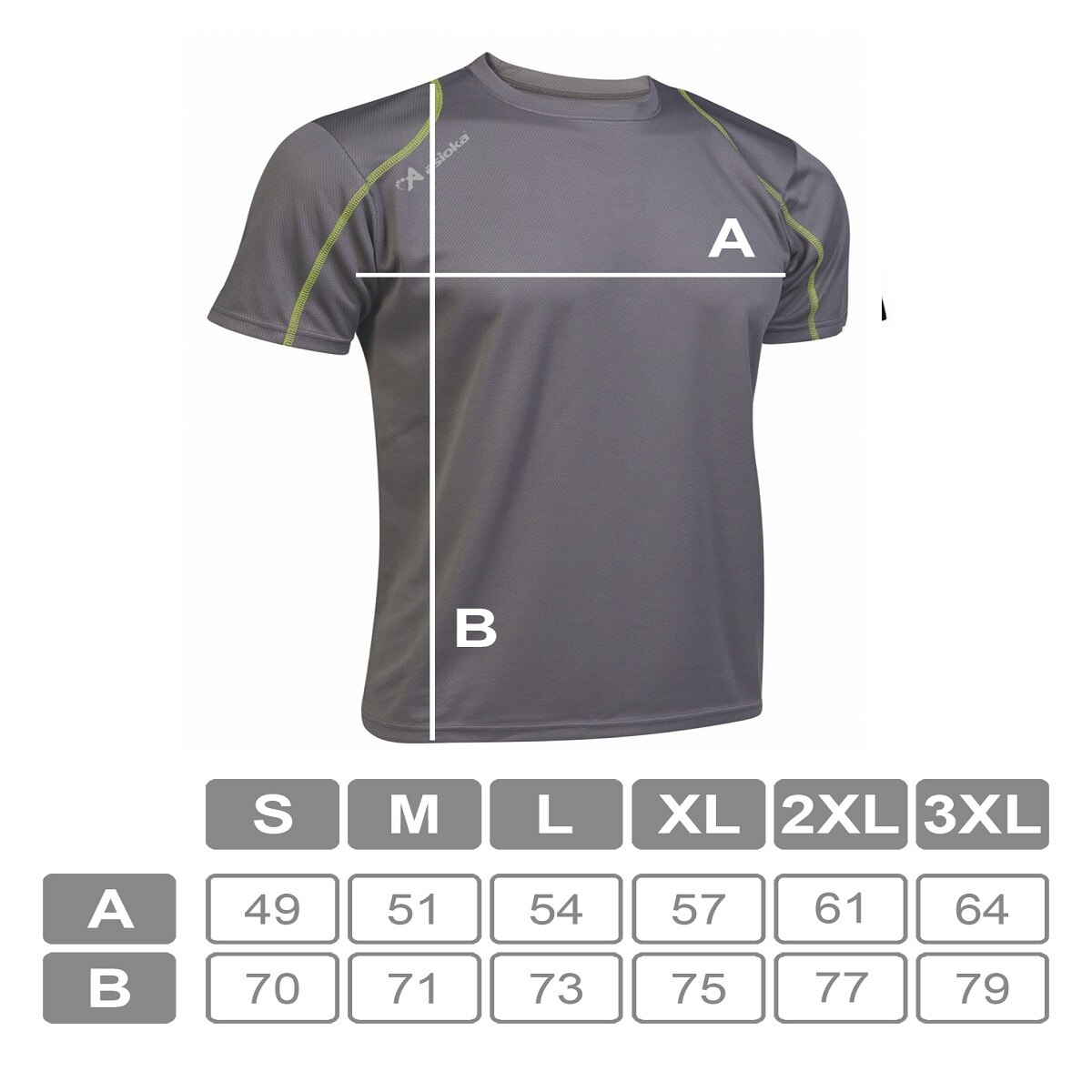 Imagen 8 de Camiseta deportiva de hombre RIO Asioka - Gris Gris