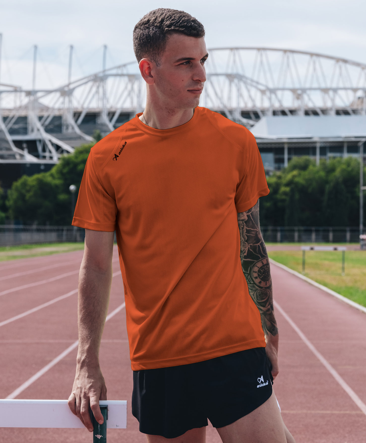 Camiseta deportiva de niño RIO Asioka - Naranja Naranja-4