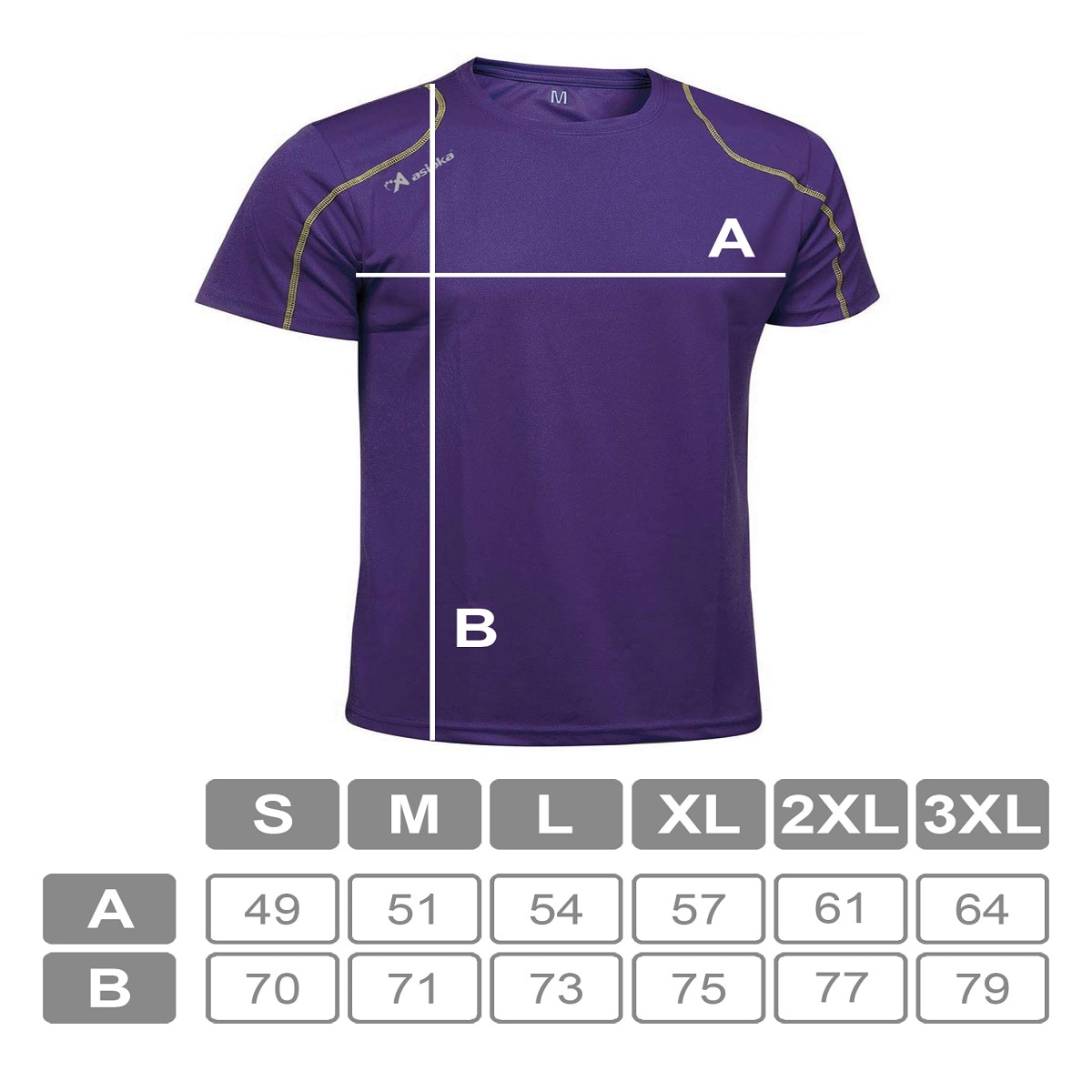 Camiseta deportiva de niño RIO Asioka - Morado Morado-6