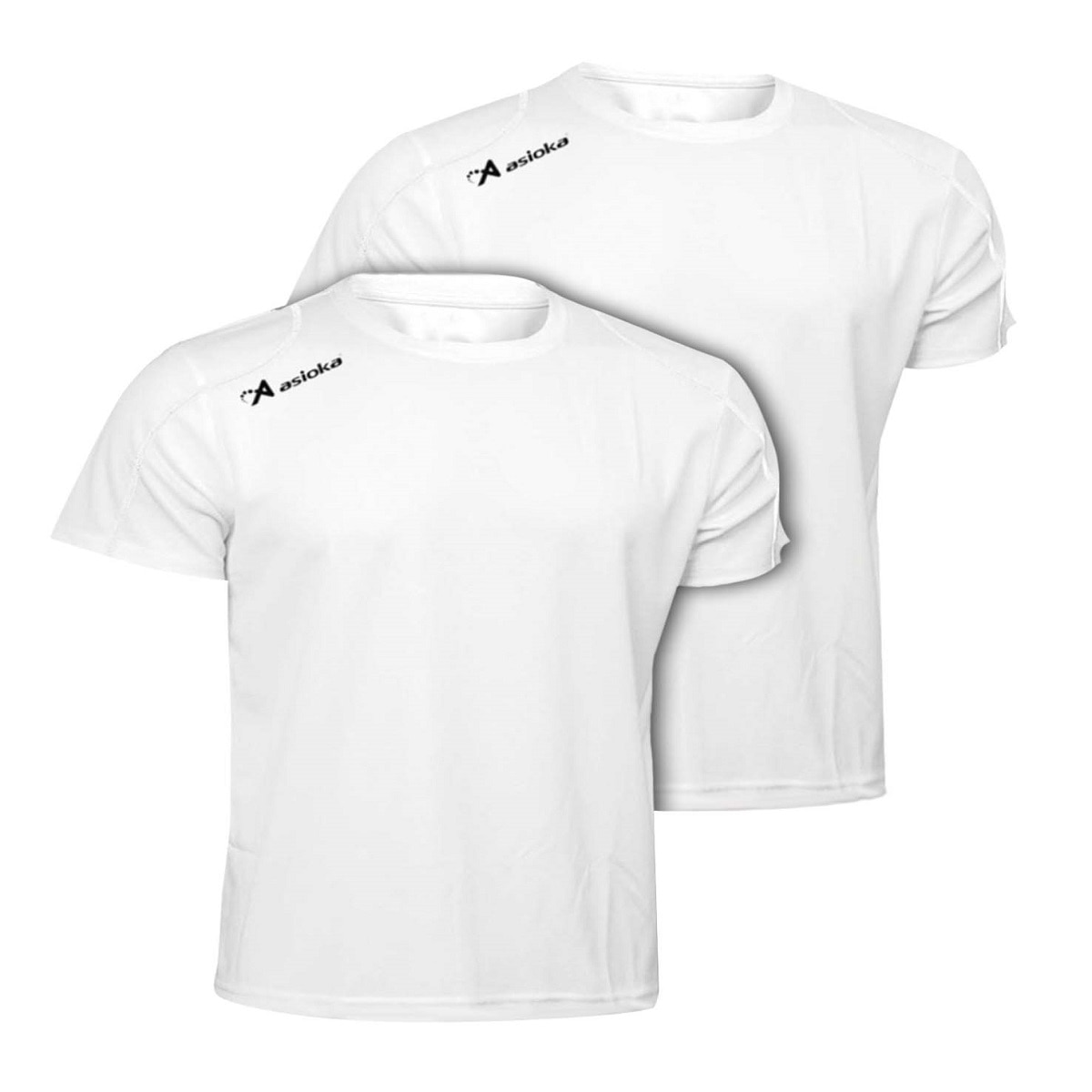 Imagen 0 de Pack 2 camisetas deportivas de hombre RIO Asioka Blanco
