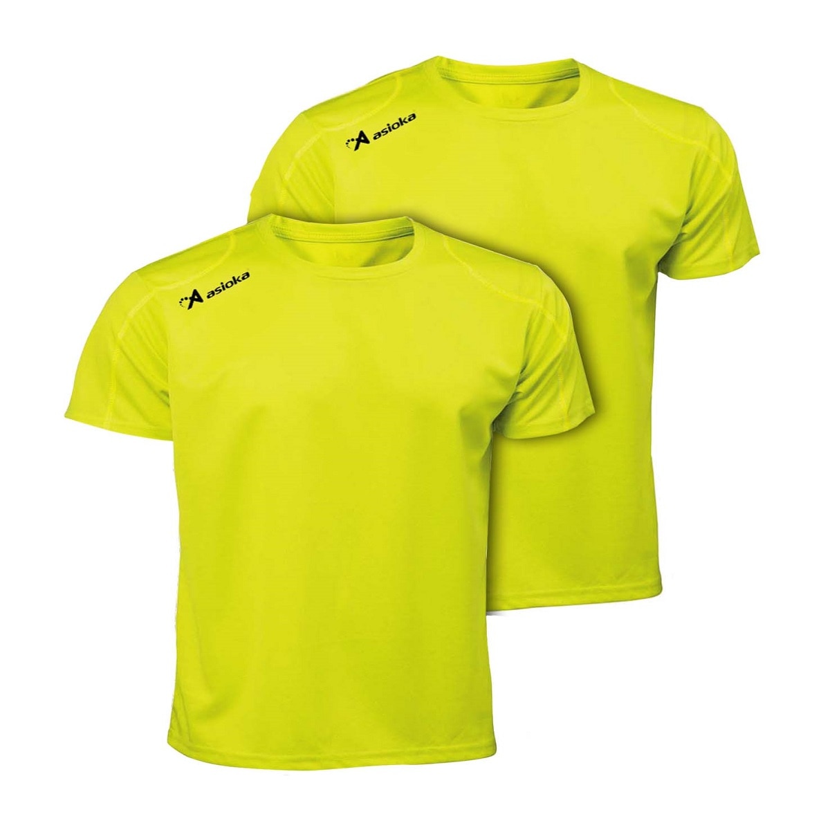 Asioka Pack 2 camisetas deportivas de hombre RIO Blanco